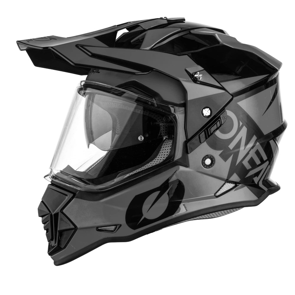 O'NEAL Sierra front view showing helmet shape and integrated shield benefit visibility
