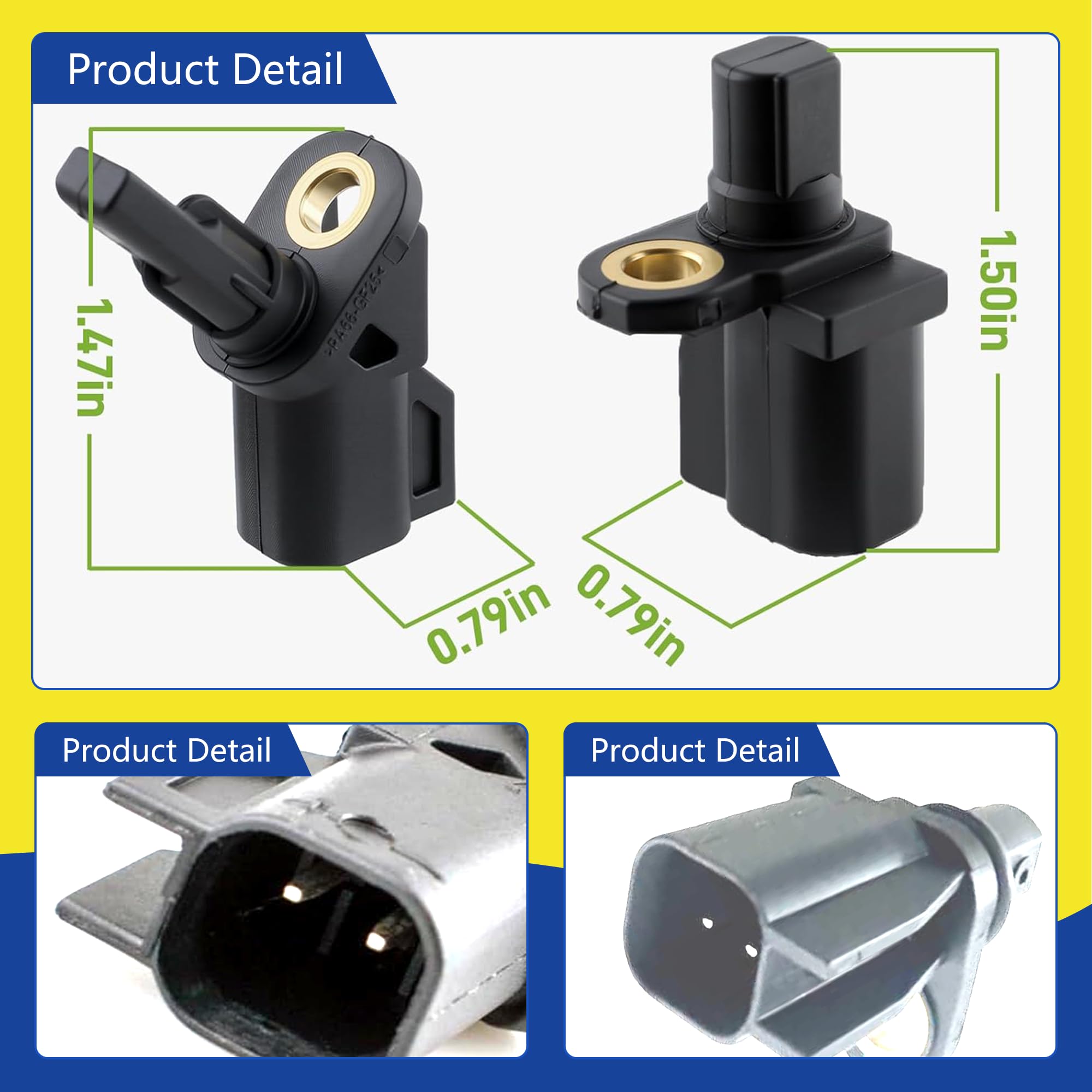 Oaklete sensor installed on wheel hub demonstrating correct positioning