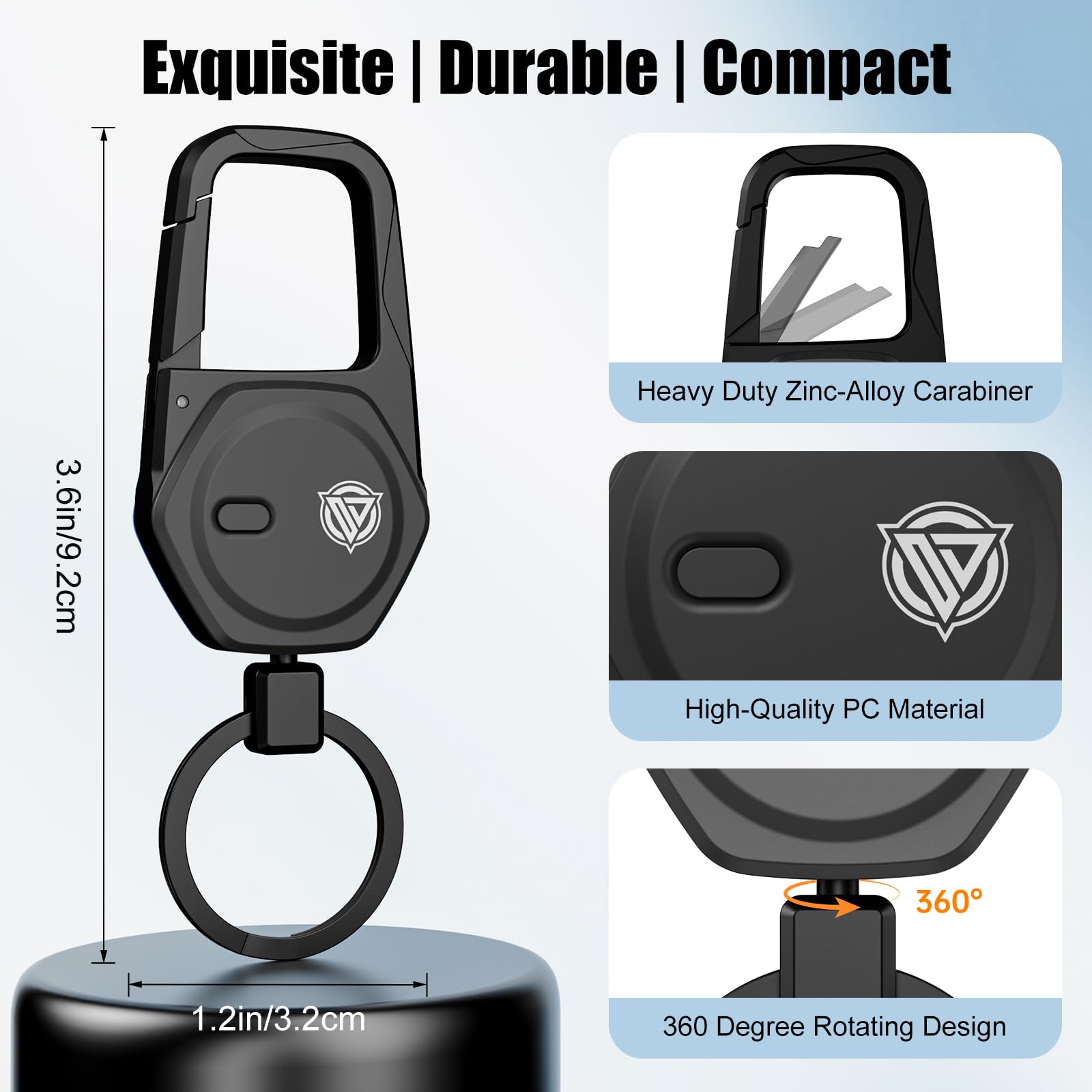 Oaridey attached to a backpack showing travel security benefit