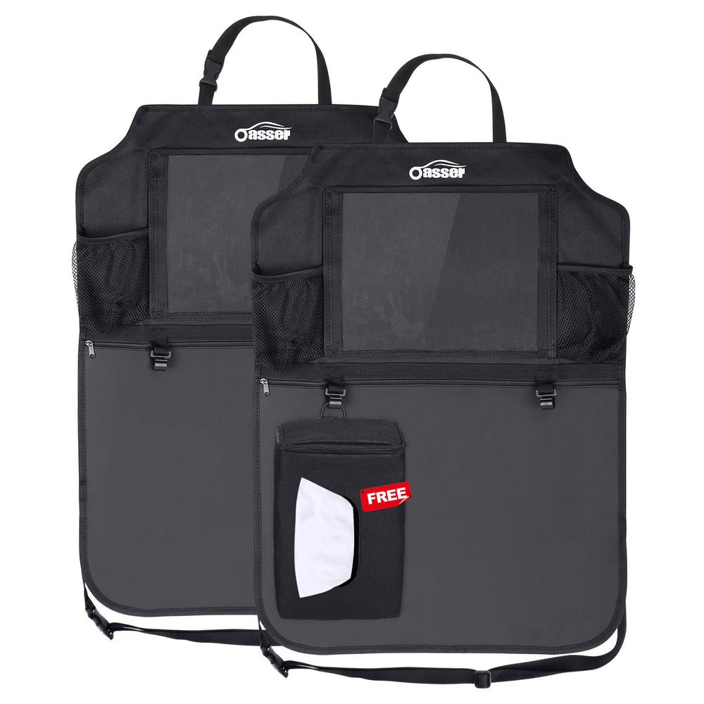 Oasser clear iPad pocket closeup holding tablet for passenger entertainment benefit