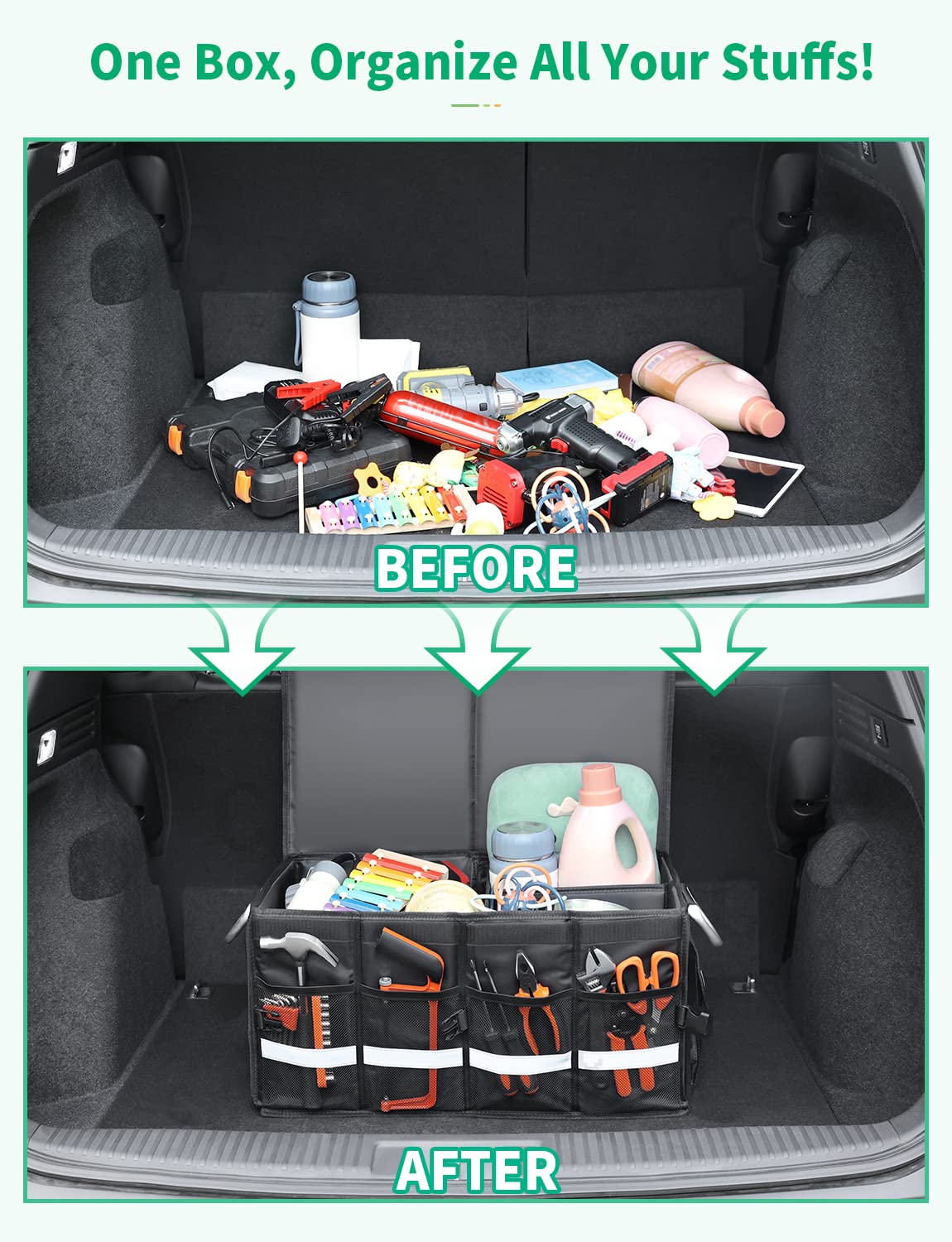 Oasser hard lid close-up highlighting rigid top that protects and keeps contents private