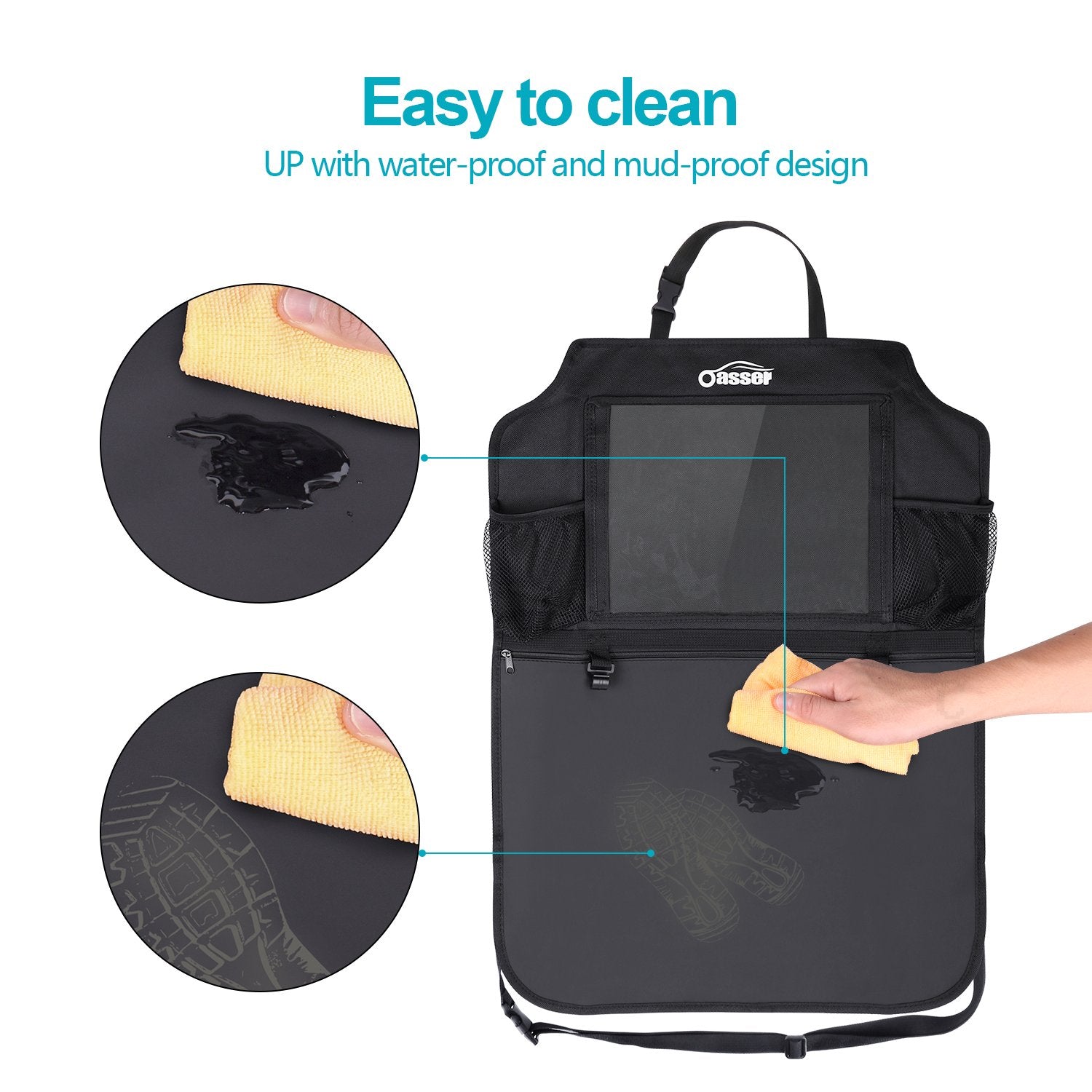 Oasser plastic hooks with tissue box hanging accessories for neat storage