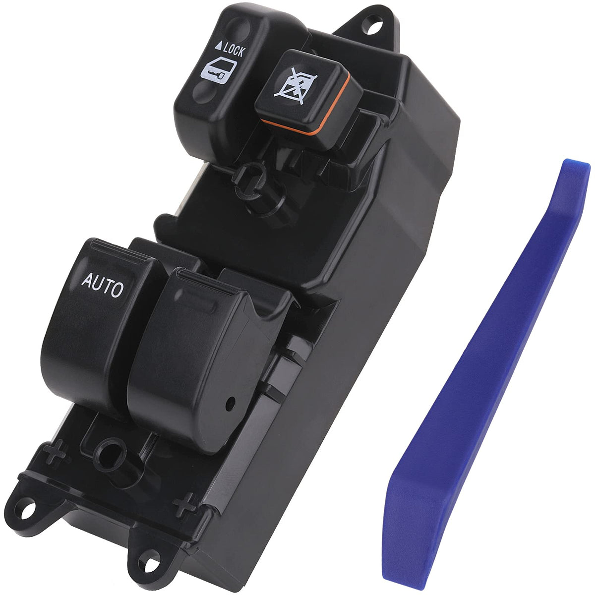 Obaee front view of driver power window switch showing clean fit and reliable control