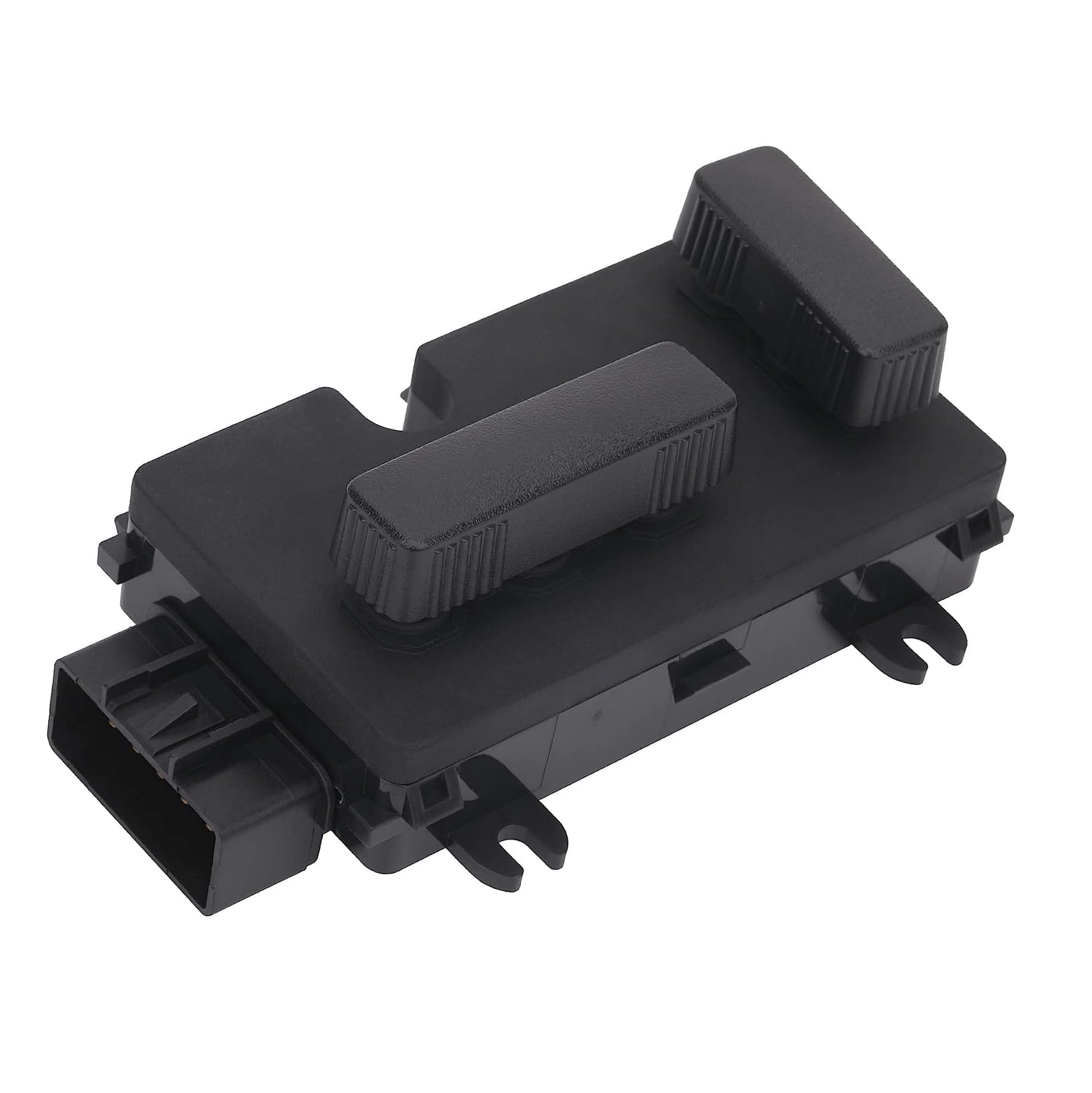 Obaee front face of driver 8-way switch showing button layout and easy replacement benefit