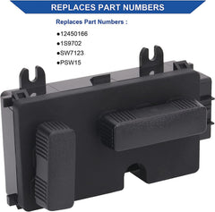 Obaee switch installed in vehicle door panel demonstrating restored seat control function