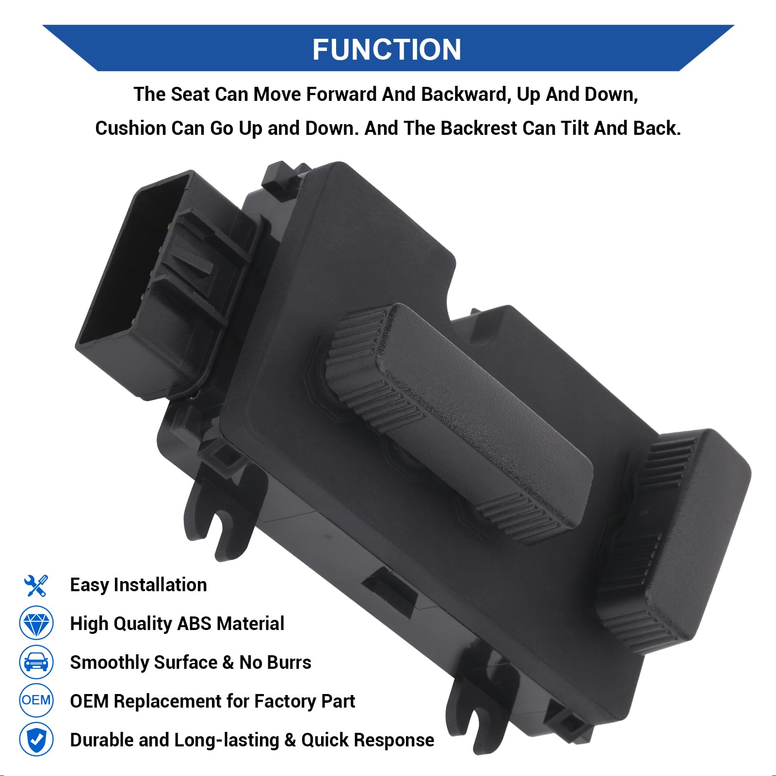 Obaee switch beside ruler showing size for easy verification and fitment confidence