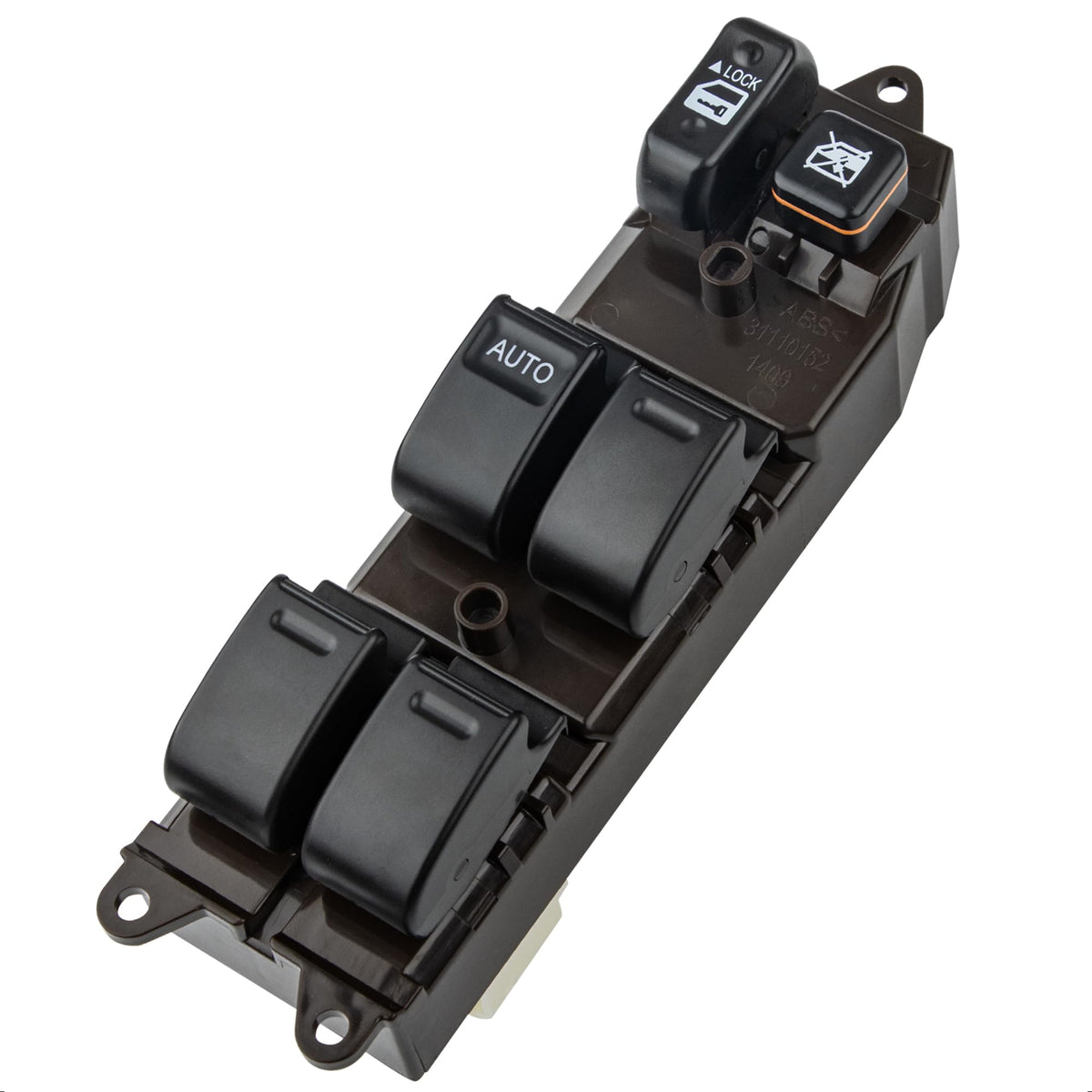 Obaee front view master switch showing button layout and OEM fit benefit