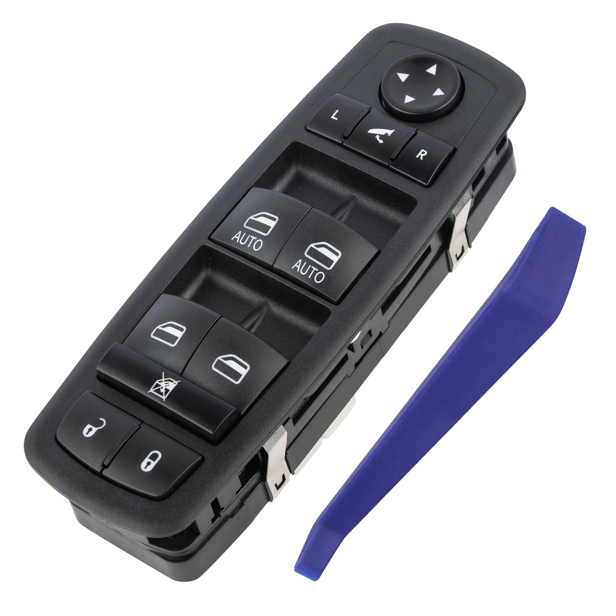 Obaee master window switch front panel showing buttons and bezel for easy control