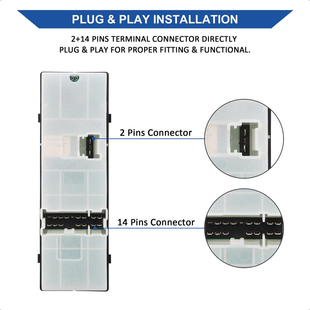 Obaee switch installed in vehicle door panel restoring window control