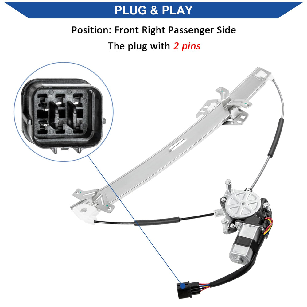 Obaee two-pin motor connector detail for plug-and-play reliability
