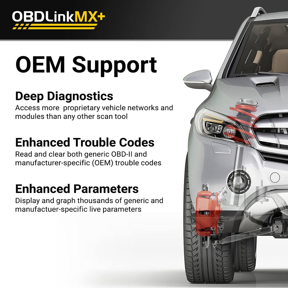 OBDLink MX+ next to a smartphone for scale, portable troubleshooting benefit