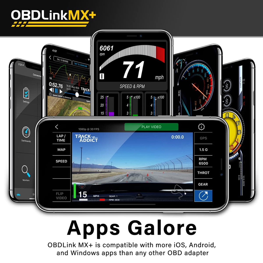 OBDLink MX+ LED status close-up, quick connection feedback benefit