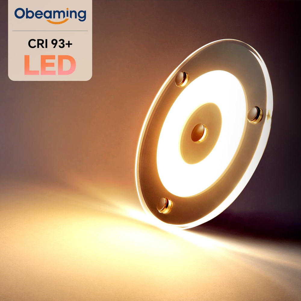 Obeaming touch switch being used by hand for easy on/off and dim control
