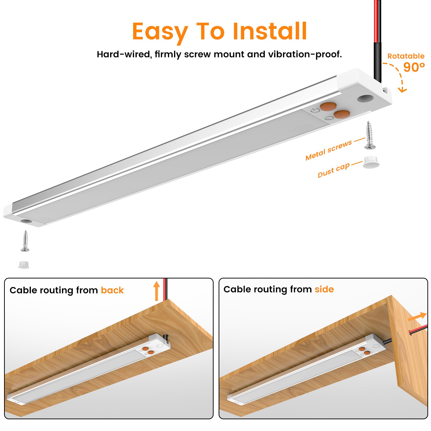 Obeaming wiring options displayed for concealed or exposed installation flexibility
