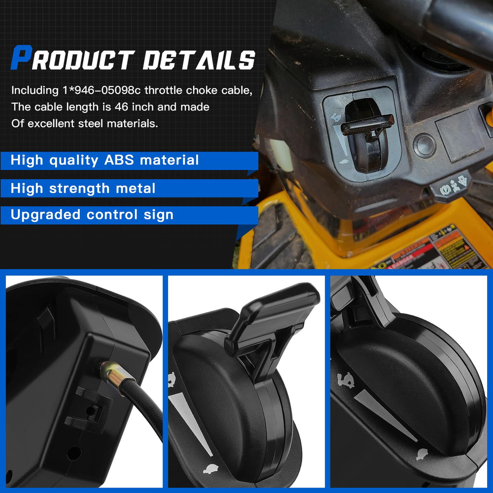 OCEAIR installed on a Cub Cadet throttle lever illustrating ready-to-use control
