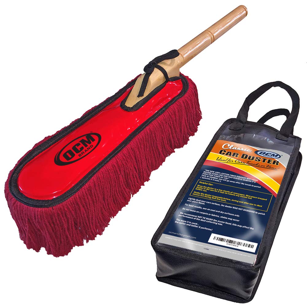 OCM Brand front view of duster showing full length and head for easy dusting
