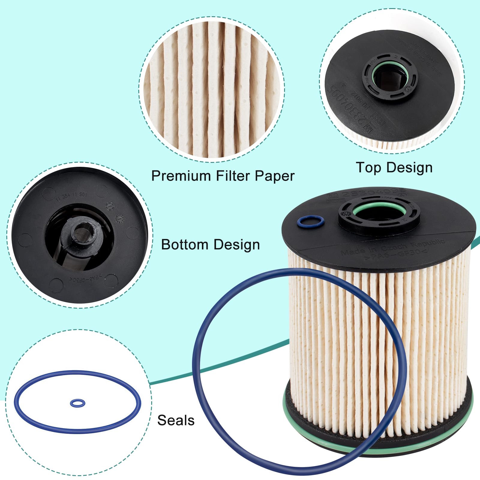 Odashen dual pack top view highlighting ready-to-install convenience