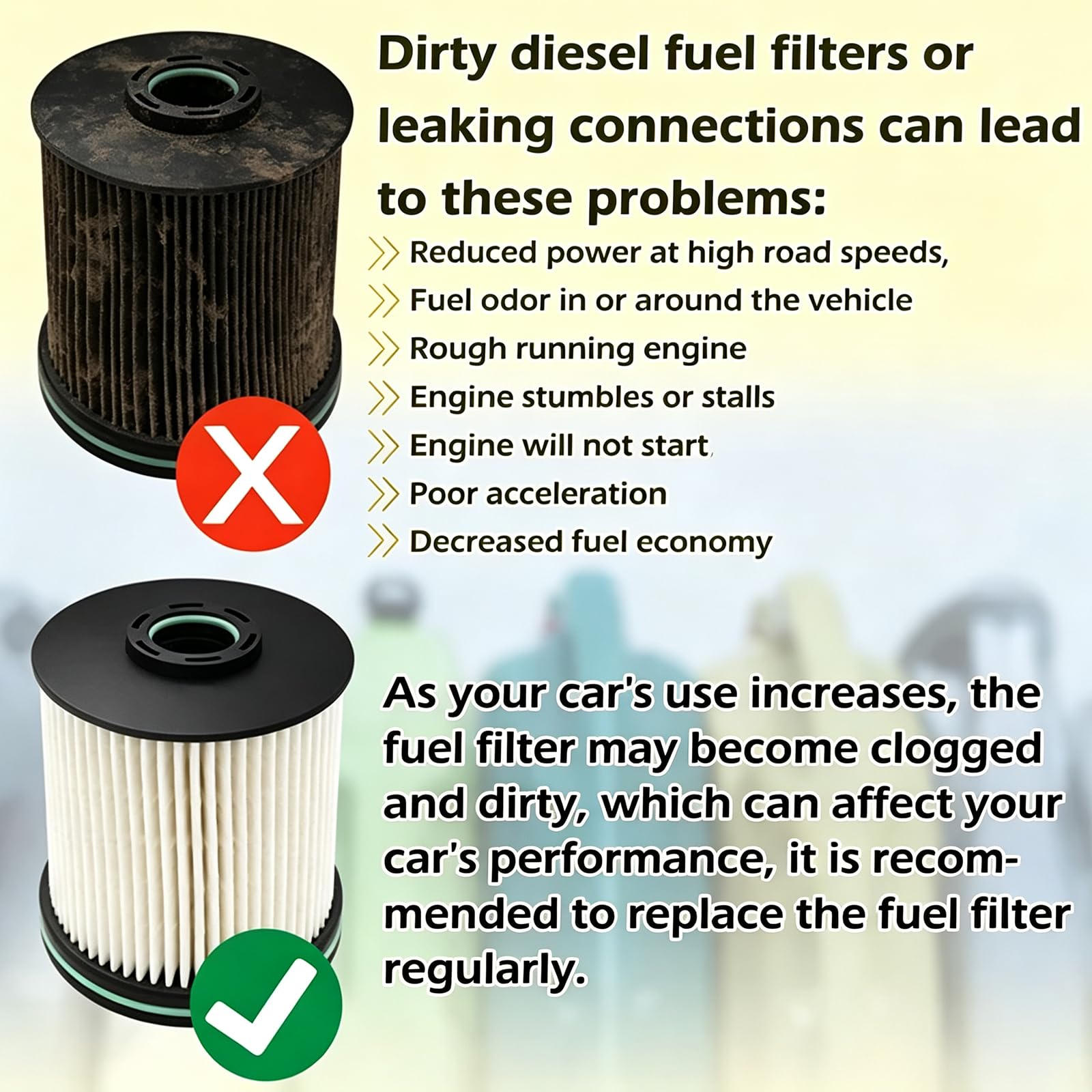 Odashen filter held in hand to show scale and easy handling benefit