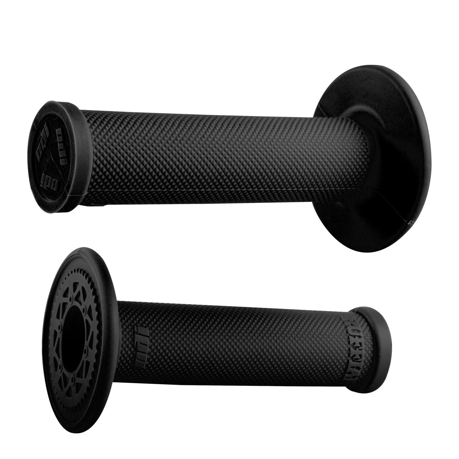 Odi Ruffian front view showing grip texture and thin profile for better control