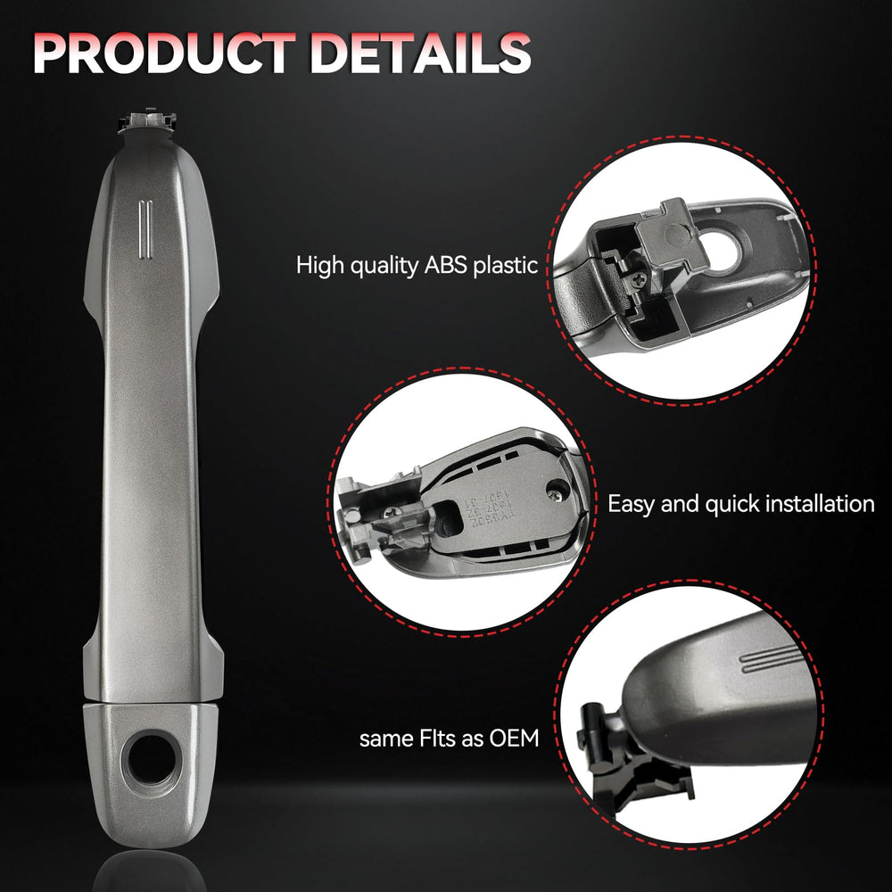 OEMASSIVE handle mounted on door showing proper scale and alignment