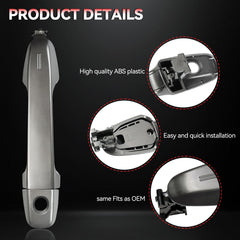 OEMASSIVE handle mounted on door showing proper scale and alignment