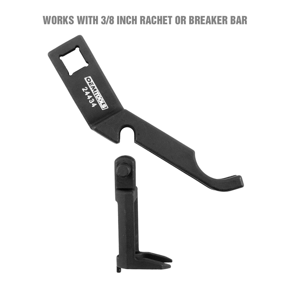 OEMTOOLS close-up of compressor arm showing sturdy grip and control benefit