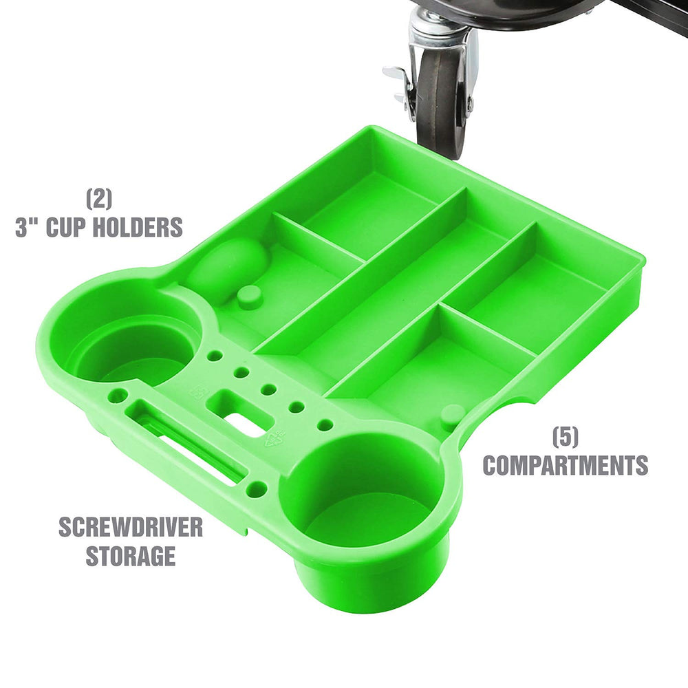 OEMTOOLS open drawer and removable trays showing organized small-part storage