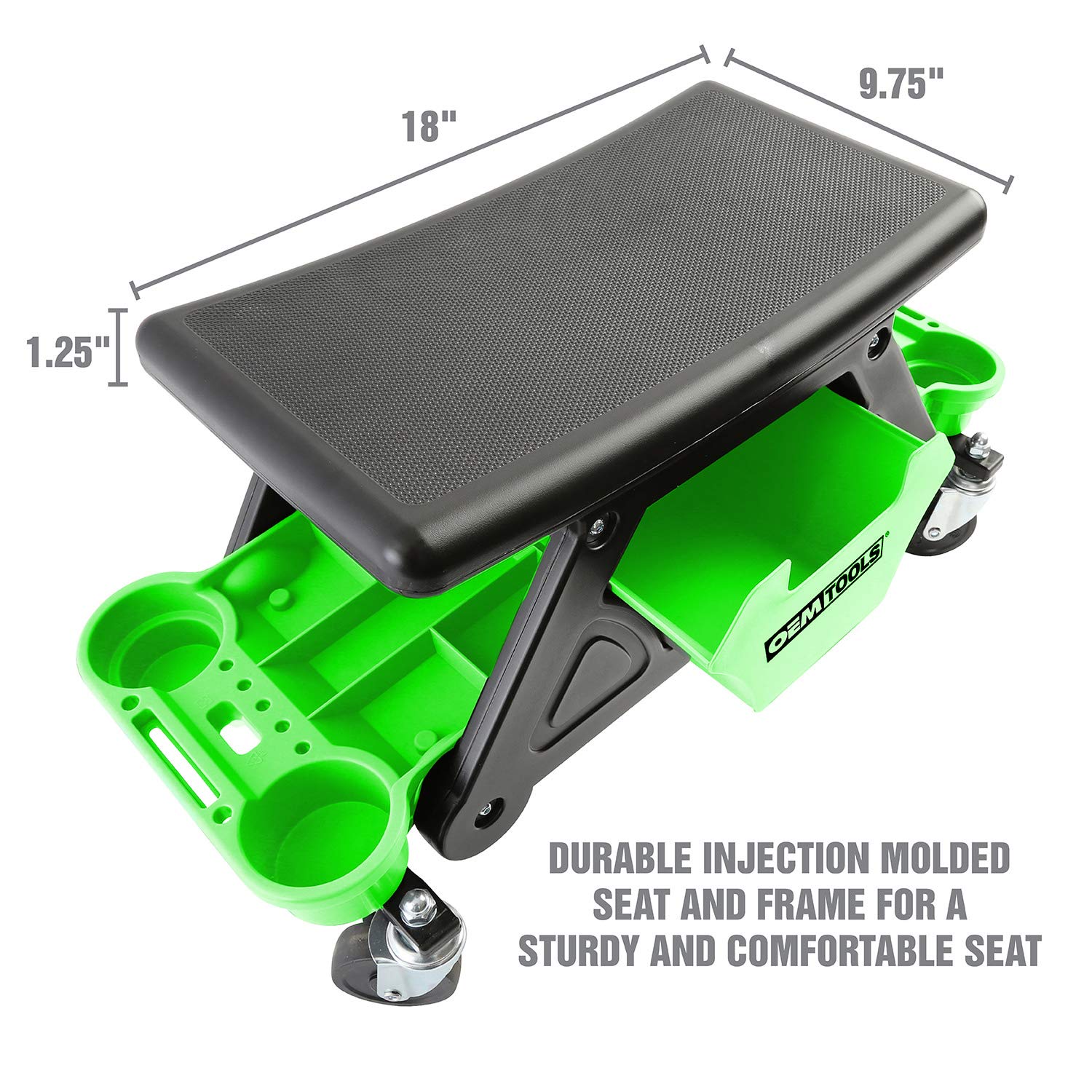 OEMTOOLS underside frame showing heavy-duty metal construction and durability