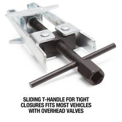 OEMTOOLS sliding T-handle detail offering controlled compression