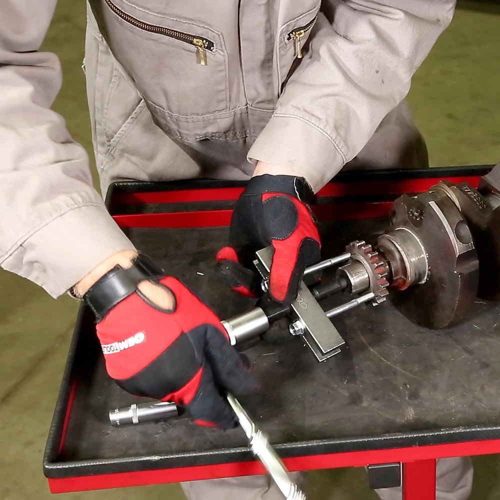 OEMTOOLS puller packed in a toolbox drawer, showing organized storage convenience