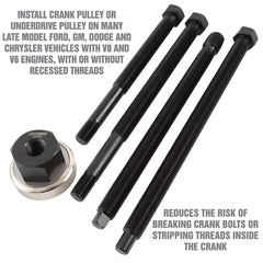 OEMTOOLS close detail of black phosphate finish protecting steel from corrosion