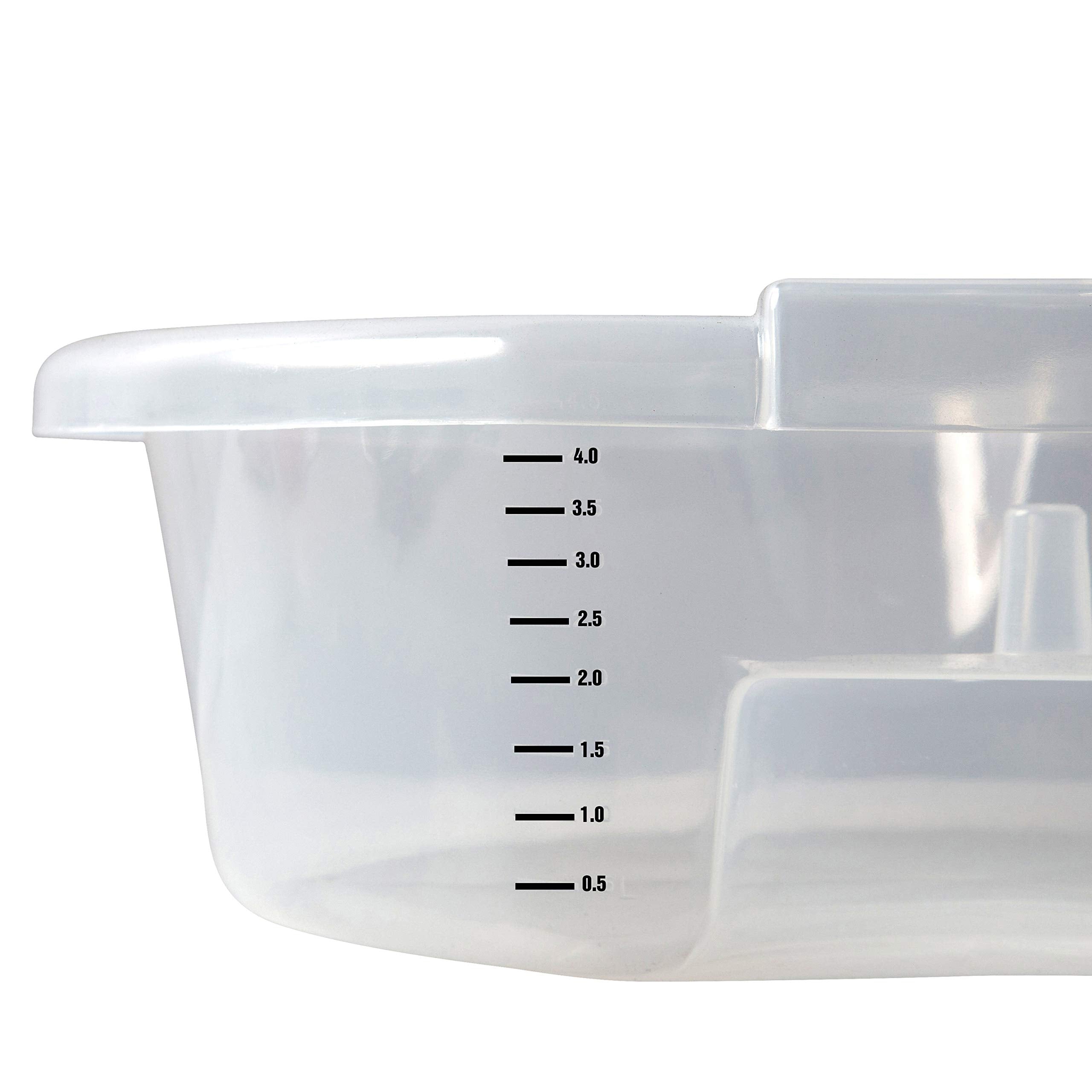 OEMTOOLS 87013 built-in shelf holding an oil filter for cleaner draining