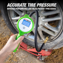 OEMTOOLS oil-resistant anti-shock rubber housing close detail for workshop durability