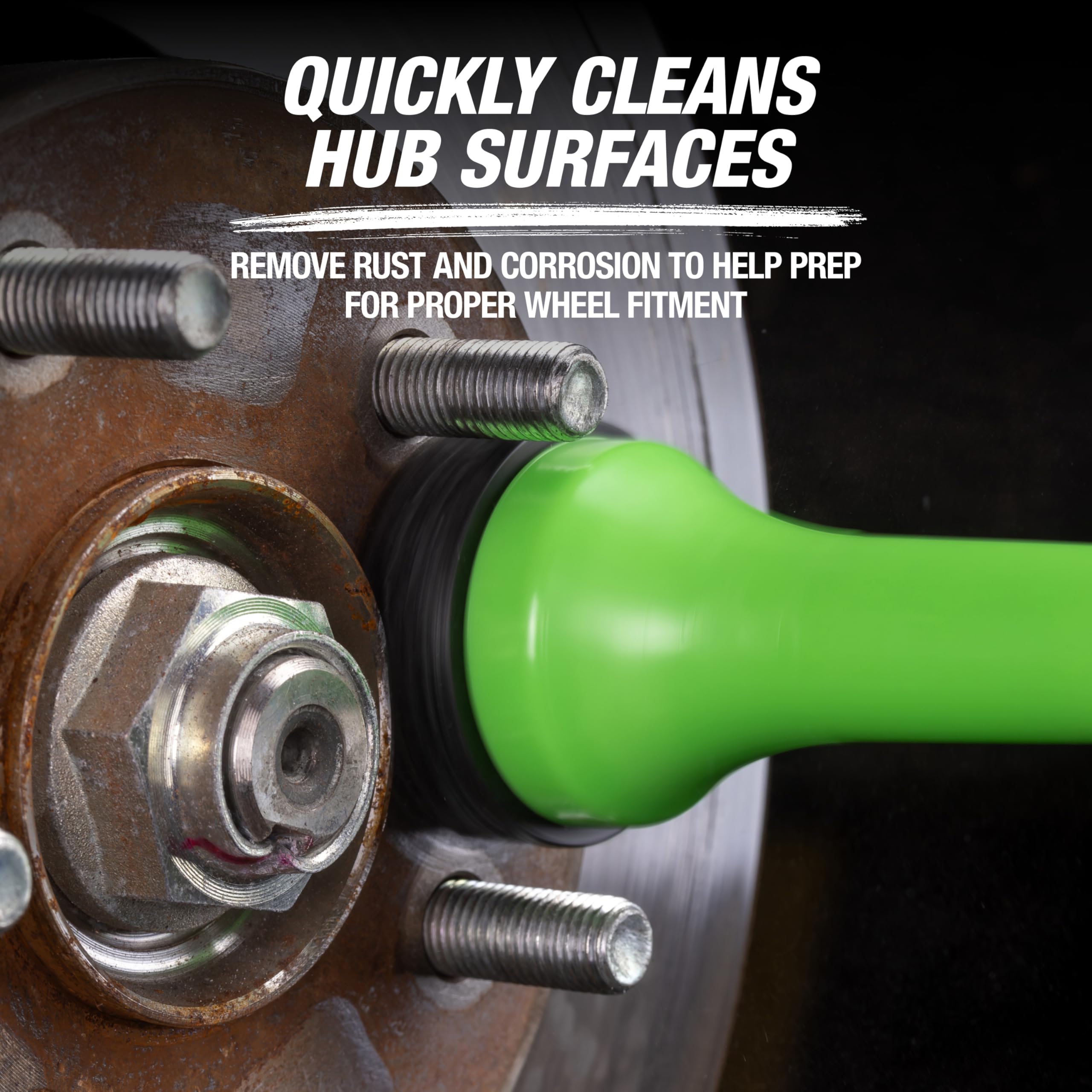 OEMTOOLS close-up of abrasive pad texture for fast rust removal