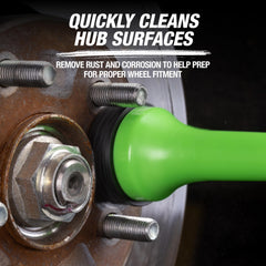 OEMTOOLS close-up of abrasive pad texture for fast rust removal