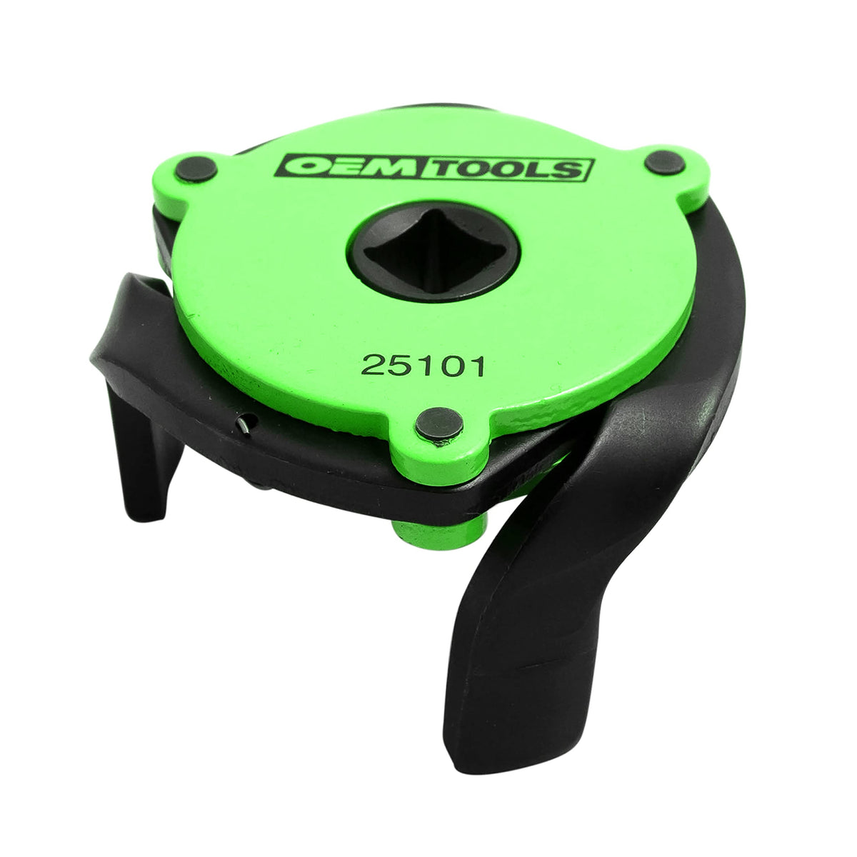 OEMTOOLS front view of 3-jaw wrench showing compact design and drive