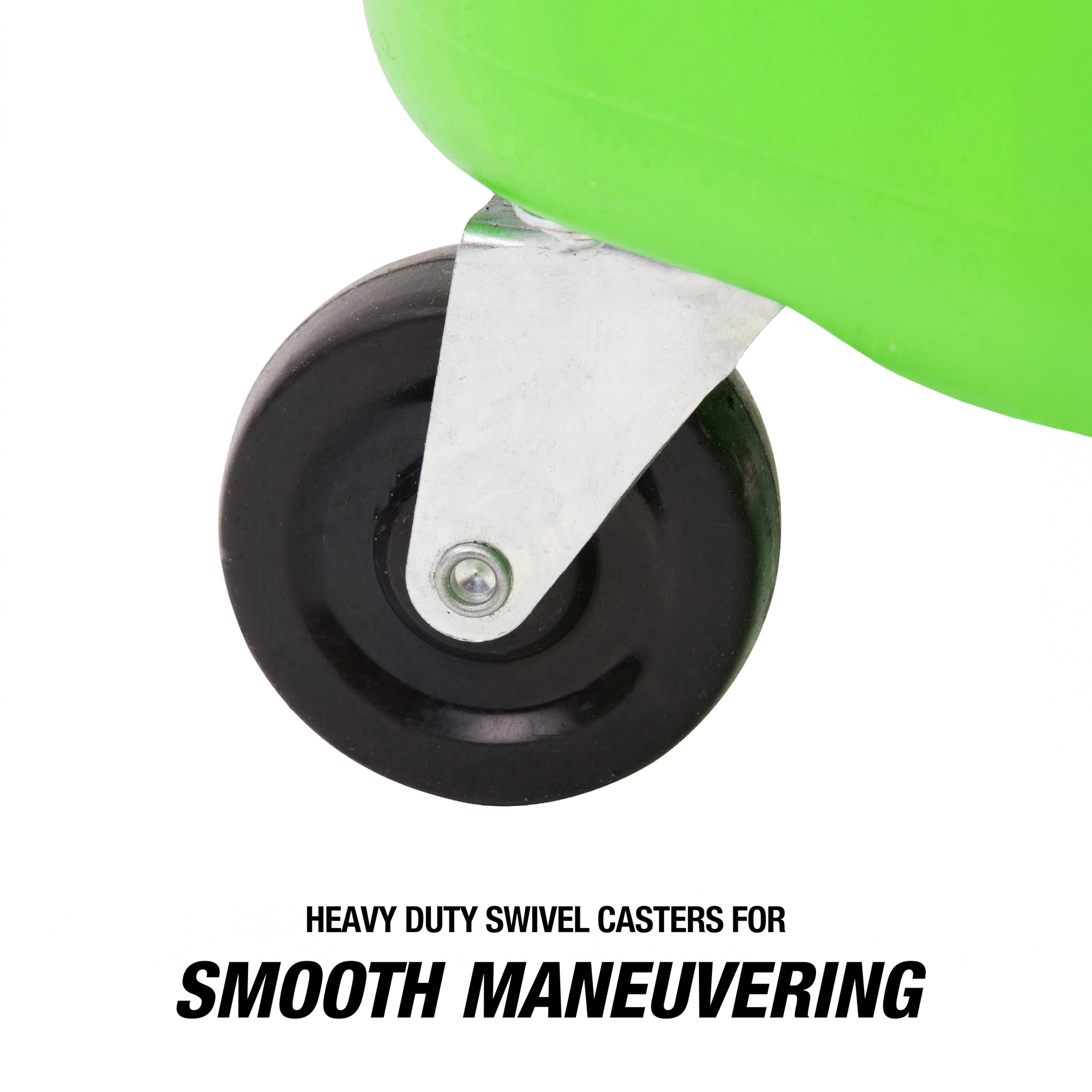 OEMTOOLS oil drain positioned under car illustrating hands-free capture