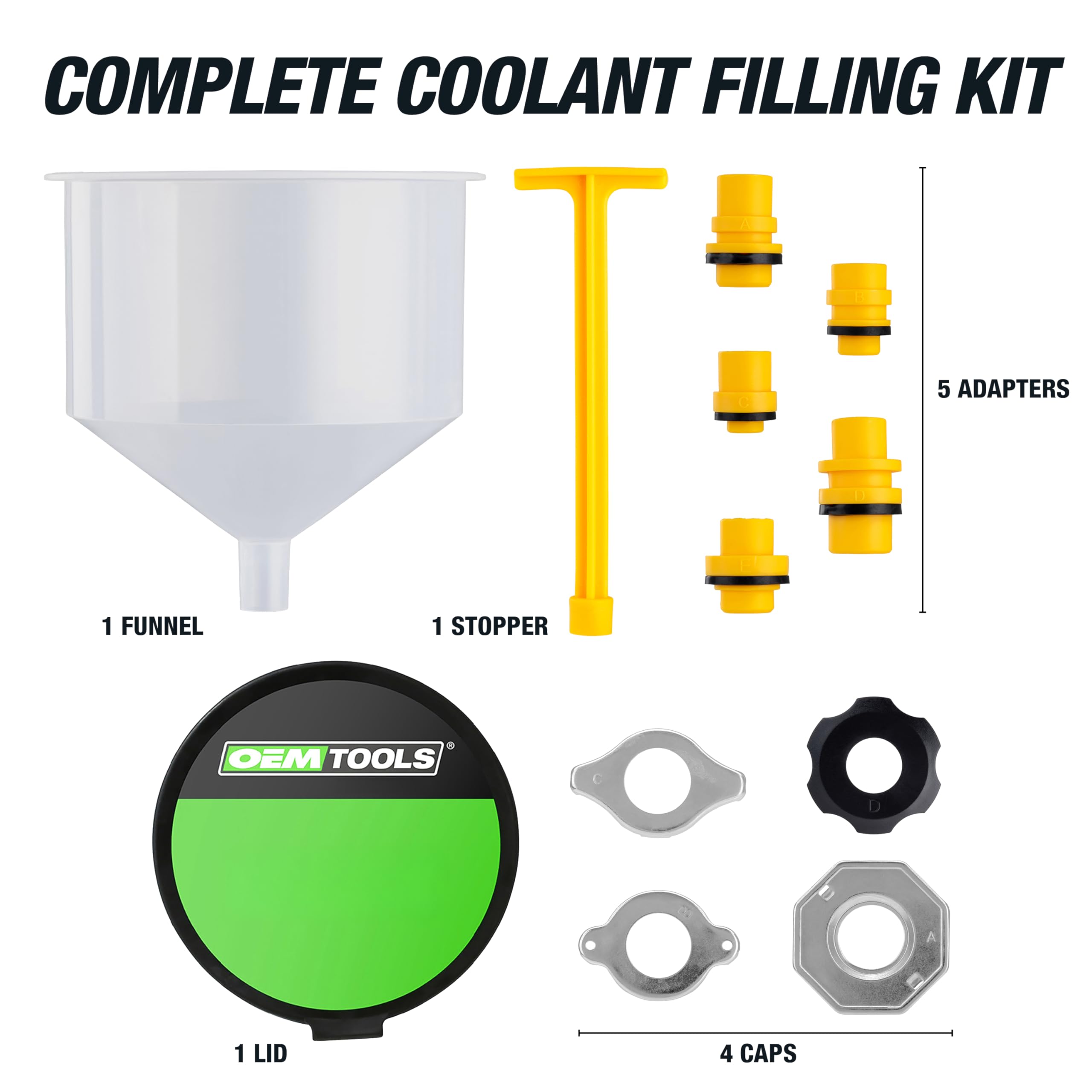 OEMTOOLS complete kit stored in toolbox for quick access and organized repairs
