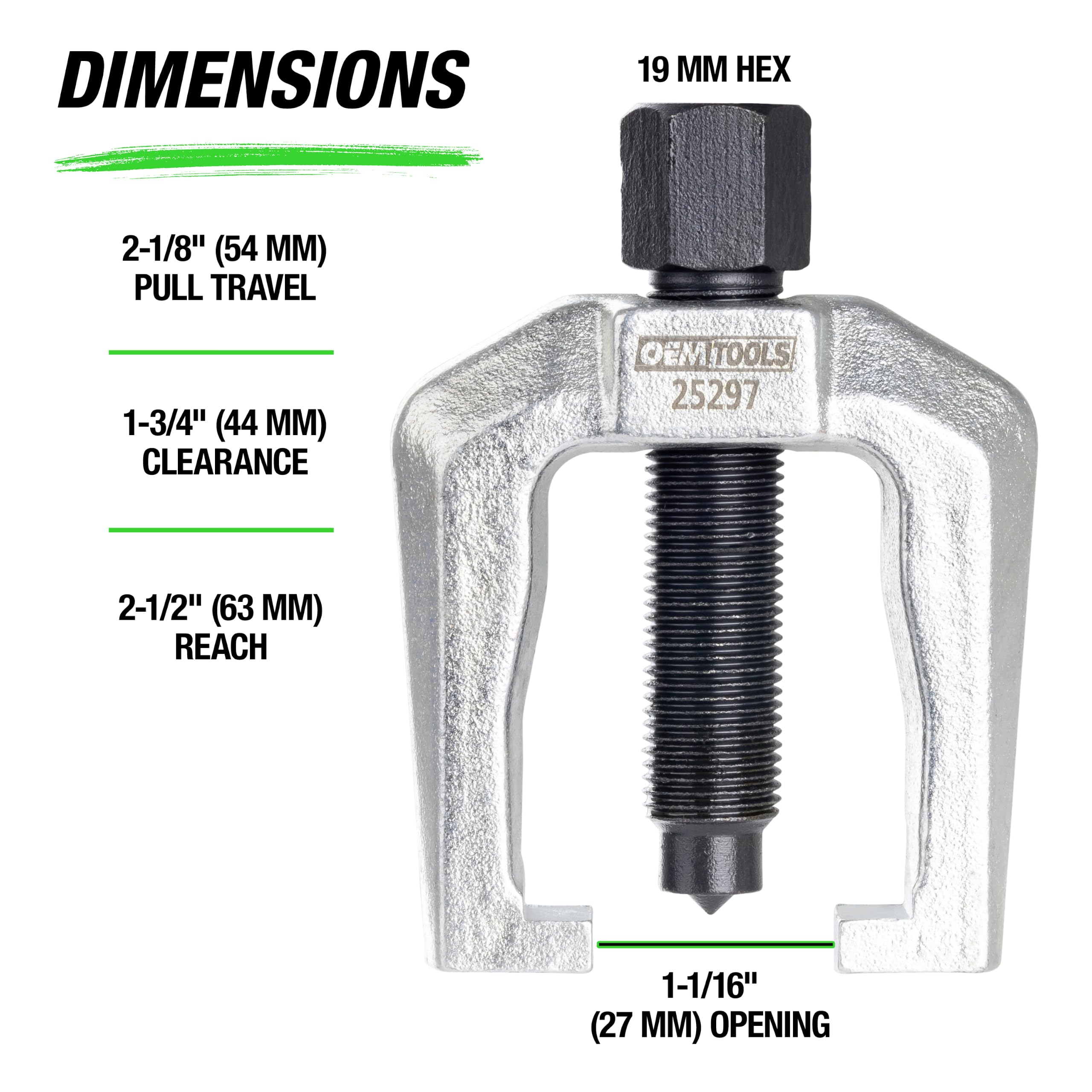 OEMTOOLS packaged inside toolbox for easy storage and quick access