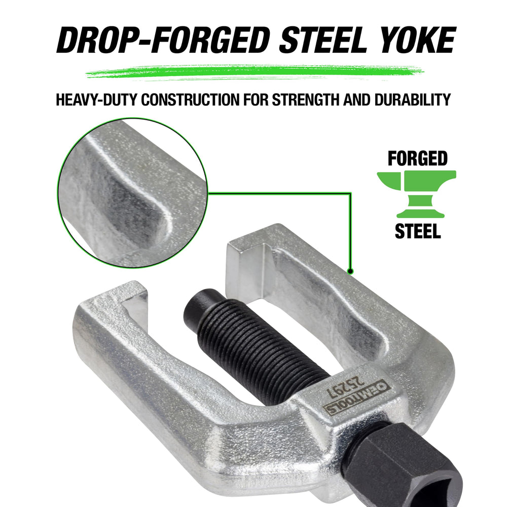 OEMTOOLS detailed heat-treated pressure screw for consistent pushing force