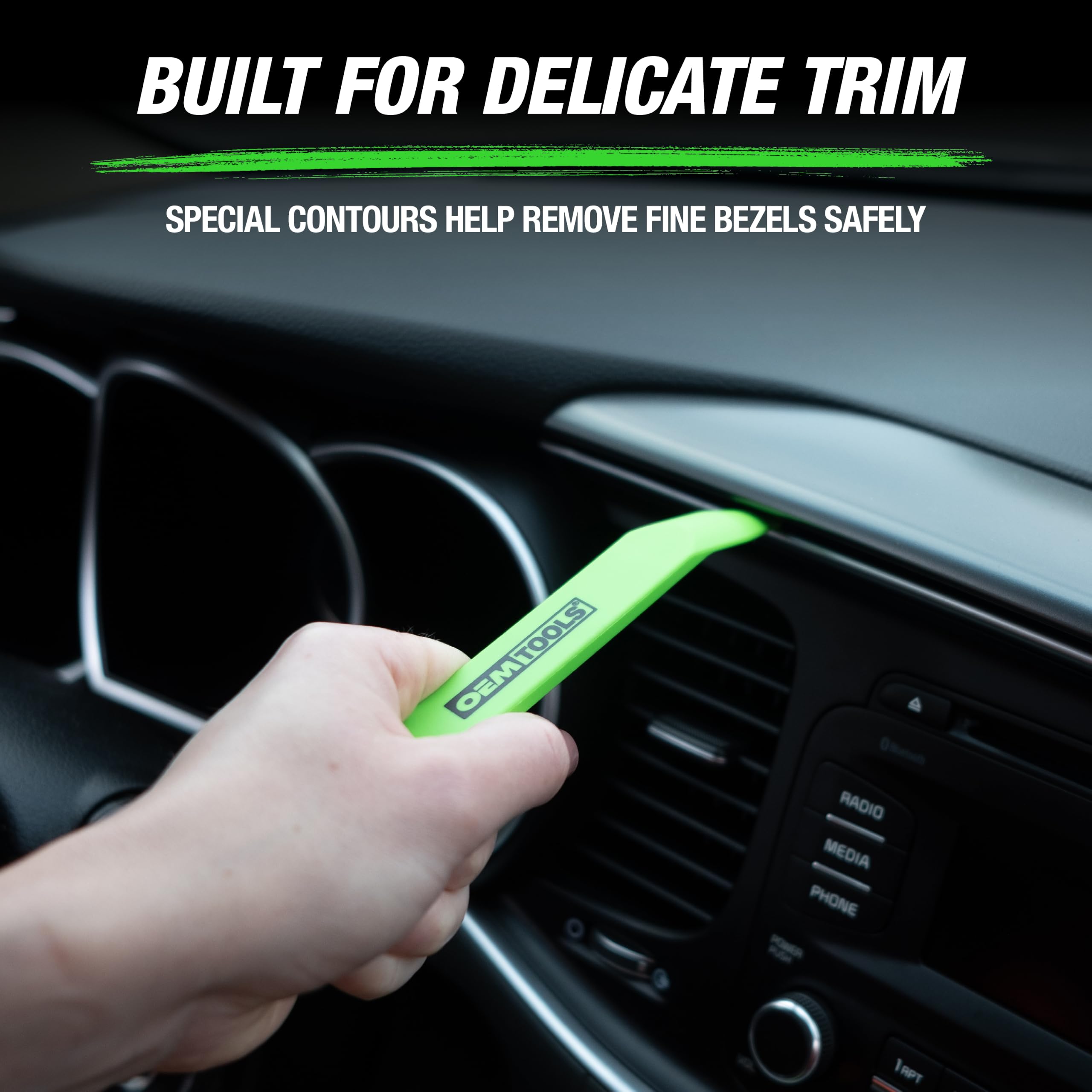 OEMTOOLS extracting a wheel cover clip to protect wheel finish and fasteners