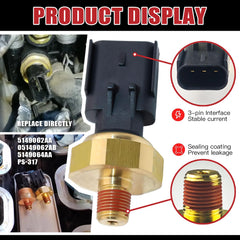OEMUTA sensor thread close-up displaying corrosion-resistant finish and secure seal