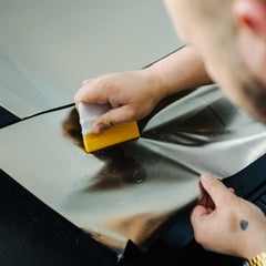 Off-Wrap soft-edge closeup highlighting non-abrasive texture for delicate films