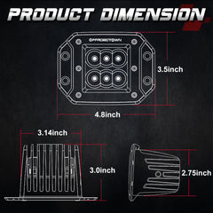 OFFROADTOWN side profile highlighting cooling fins for reliable thermal control