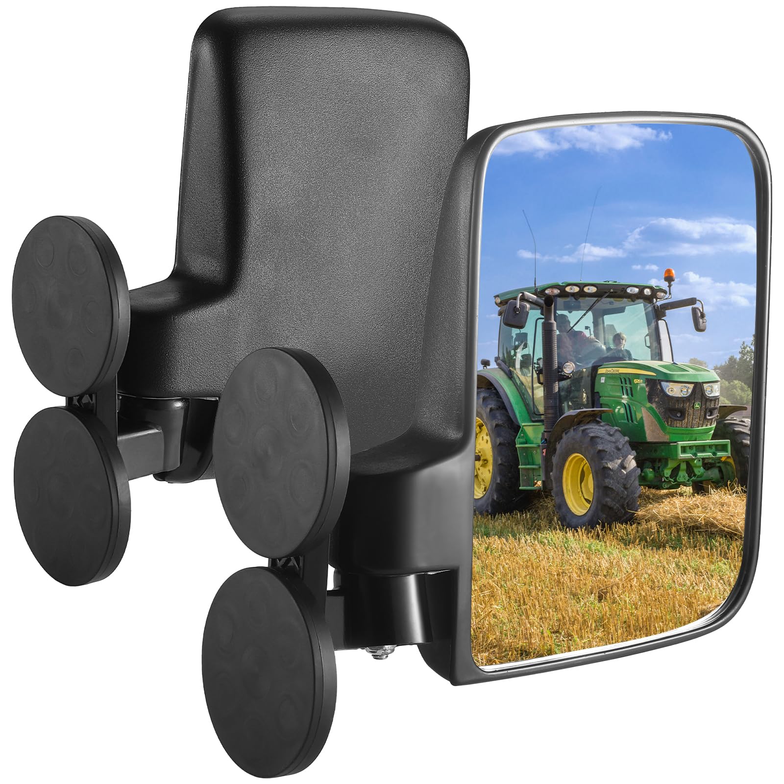 OFIG front view of magnetic side mirror showing overall design and finish benefits visibility