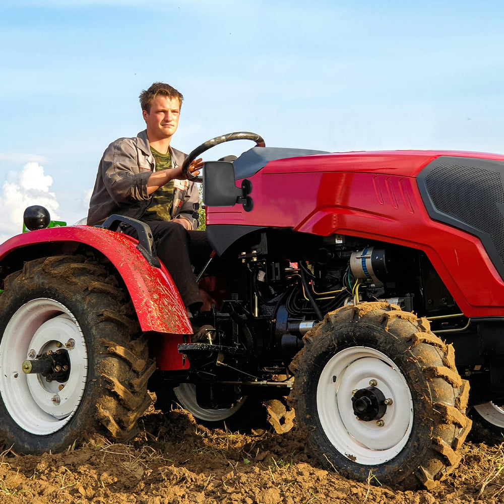OFIG lifestyle image on a farm showing practical use and safer maneuvering benefits