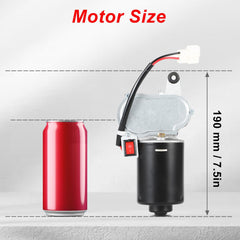 OFIG washer reservoir and pump detail, compact tank for tight UTV spaces