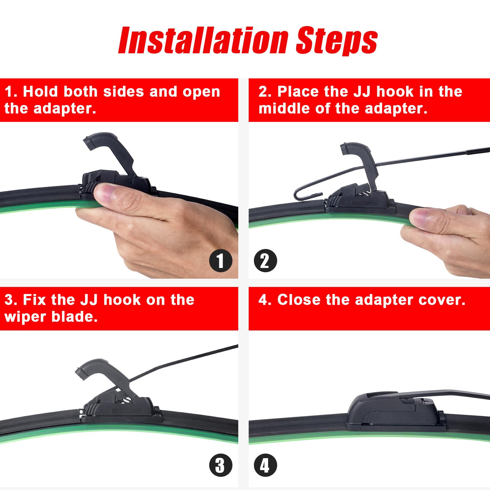 OFIG wiper hardware and mounting parts displayed to show complete installation kit