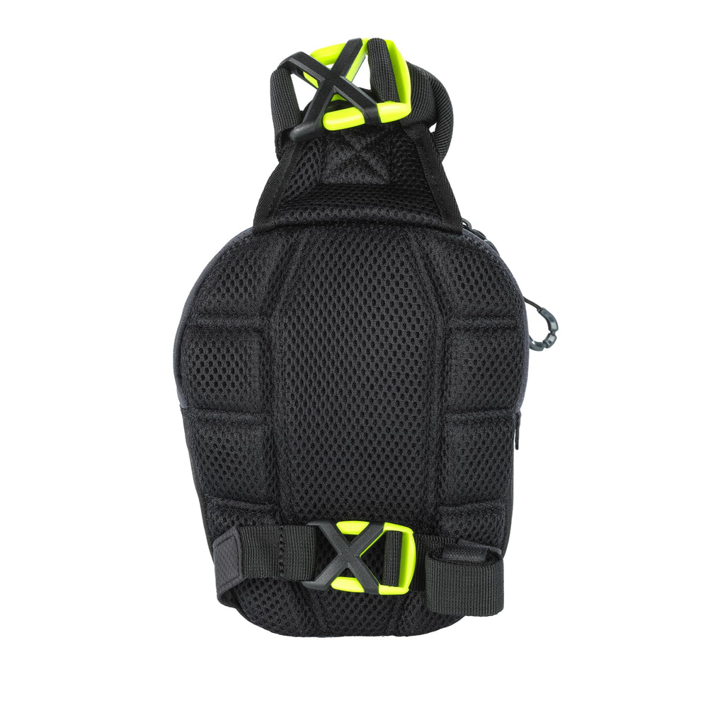 OGIO molded leg bag open main compartment displays organized interior pocket