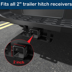 OGYE hitch cover installed on truck showing finished look and protection benefit